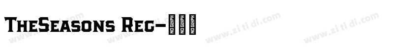 TheSeasons Reg字体转换